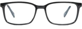 GROOVY Lunette de Lecture pour Homme et Femme, lunette de vue femme anti Lumiere Bleue, Ultra Leger et Confortable a Porter pour Adulte Design CARRÉ Couleur NOIR, Dioptrie +2.5