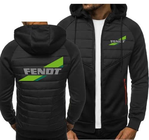 MYYLY Felpa con Cappuccio da Uomo in Piumino per FENDT, Stampa a Maniche Lunghe, Patchwork, con Cappuccio, Pullover da Esterno, con Blocchi di Colore, Casual, con Coulisse,F-3XL