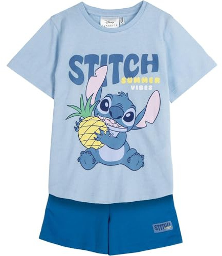 Pijama Stitch niños y niñas cómodo y Divertido – Pijama Stitch Ideal para Descanso