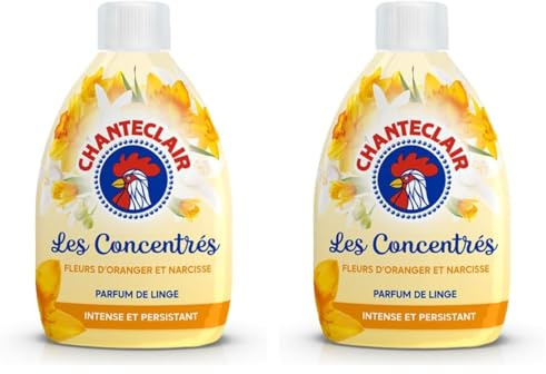 Chanteclair - Parfum de Linge Fleur d'Oranger et Narcisse, Intense et Persistant, 22 Doses, 220.00 ml (Lot de 1)