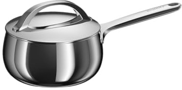 BergHOFF Home Petit faitout (16cm) – Casserole – Casserole en acier inoxydable – Convient à toutes les plaques – Compatible induction – Lavable au lave-vaisselle & résistant au four