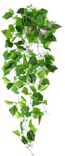 Plantas colgantes artificiales,Plantas colgantes falsas - Planta colgante de 3,6 pies de vegetación,Colgar plantas para bodas, paredes, casas, habitaciones, patios, interiores y exteriores, vegetación