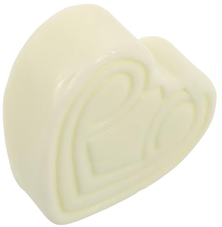 IMIKEYA Sapone artigianale in barra acido ialuronico e seta, a forma di cuore, idratante e nutriente per la cura della pelle sensibile, del corpo naturale
