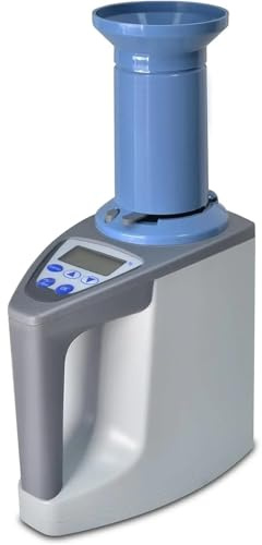 Getreide-Feuchtigkeitsmesser, Getreidefeuchtigkeitsmessgerät Analysator 0,5% Genauigkeit 3-35% Bereich Automatische Temperaturkompensation LCD-Anzeige Reis Weizen Mais