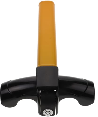 Warmhm Antivol de Volant Voiture T Verrou en Fer Haute Résistance Dispositif Antivol Sangle pour Camping-Car Multifonction Protection Véhicule Sécurisée