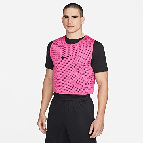 NIKE Unisex Training Bib T-Shirt, Vivid Pink/Black, L EU
