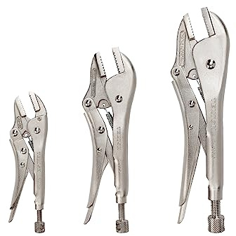 TEKTON Straight Jaw Locking Pliers Set (3-Piece) | PLK90004