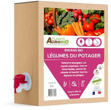 Engrais bio légumes du potager (5 Litres)