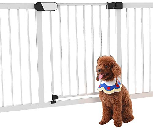 ArinkO Kinderschutzgitter mit kostenloser Installation, ideal für Treppen – 76 cm hoch, 117–124 cm verstellbare Breite