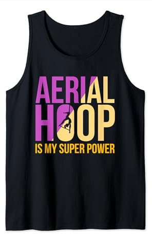 Aerial Dancer oder Aerial Yoga Design Aerial Hoop Super Power Tank Top