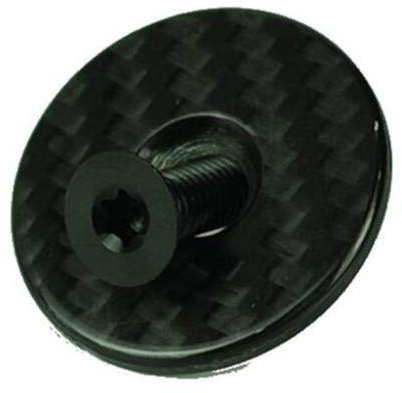 MAYANGYANG SteuersäTze Fahrrad-Headset-Expander-Stecker for 28,6 mm 1 1/8 Quot;Steer Ultralight Star Nut Dehnschraube Expander Plug Compression Ahead Kappe(Black top Cap)