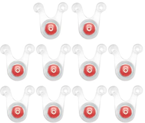 LSTTBO 10 Stück Outdoor-Camping-Zeltschnur, Warnlicht, Warnschutz, LED-Hängeleuchte