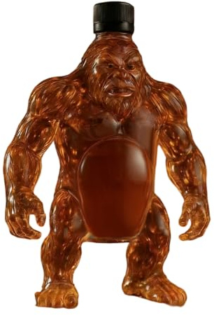 kivrimlarv Liquor Decanters - 350ml Hand Carved Glass Aerator Holder, Cute Decanter Bottle with Stopper, Whiskey Brandy Vodka Serving Accessory, Home Bar Table Decoration, Birthday Retirement