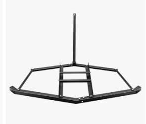 Rastrillo Nivelador De Arrastre 183 cm para Jardín y Caminos, Acero Reforzado, Ajustable con Lastre, Compatible con ATV, UTV y Tractor Cortacésped