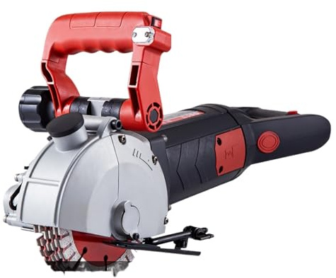 Cortador De Hormigón Pared 4800W, Máquina Ranuradora Ranura Con Puntería Láser, Juego Herramientas Eléctricas Corte Sierra Circular 125mm