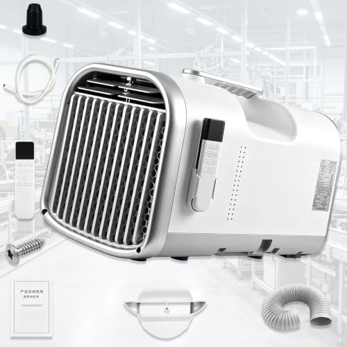 Condizionatore per Camper Monoblocco, Climatizzatore Portatile 4400 BTU con Compressore, Senza Svuotamento per Tenda, Caravan e Piccole Stanze