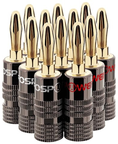 FosPower Cable RCA Audio Coaxial Macho a Macho para Altavoz - 90cm