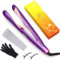 ANGENIL Hair Straightener and Curler 2 in 1, Twist Curling Iron Hair Straighteners for Straightening and Curling, Wavys, Curls, Dual Voltage Hair Straightening Irons with Digital LCD Display
