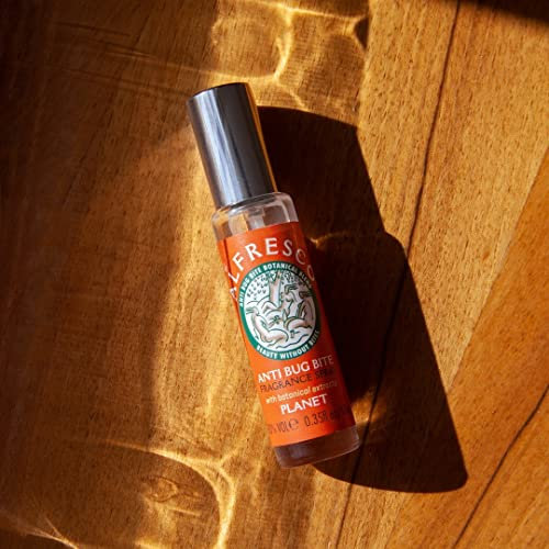 Alfresco - Planet, Anti Bug Bite Fragrance Spray, Natural Insect Repellent, Essential Oil Bug Spray with Floral Fragrance - Unisex (10ml, Made in UK)