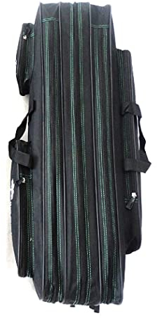 TangDao Rutentaschen Segeltuch 2/3 Fächern 70/80/90cm Verschiedene Längen wählbar (80cm（3 Fächern）, Schwarze)