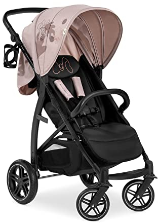 hauck Passeggino Leggero Rapid 4D per Bambini dalla Nascita fino a 22 kg, funzione Reclinabile, Pneumatici in Gomma, Portabicchieri, UPF 50+, Passeggino Compatto, Cestino XL fino a 3 kg, Rosa, Minnie