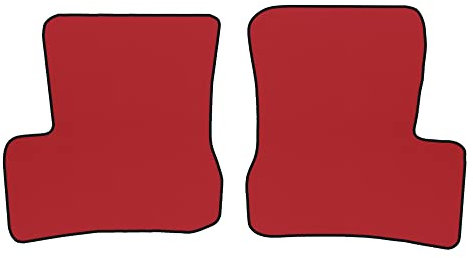F-CORE Fußmatten - rückseite Autos für Nissan MICRA III (K12) 02.03-04.10 Limousine Kombilimousine ROT