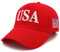 Aeonda Trump 2024 MAGA Hat Make America Great Again Donald Trump Slogan mit USA Flagge Cap, Roter USA-Hut, M/Einheitsgröße