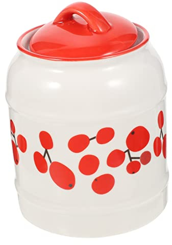 NIYANGLE Barattolo Ermetico in Ceramica Barattoli Di Per Il Tè Separatore Versatore Di Sugo Contenitore Di Sgocciolamento Barattoli Ermetici Filtro Antigrasso Contatore Goccia D'acqua