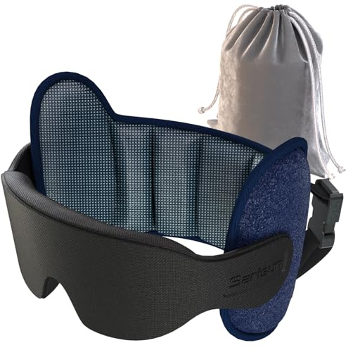 SARISUN Cuscino da viaggio, cuscino da aereo per lunghi voli, supporto a 360°, cuscino da viaggio per il collo, maschere per gli occhi per dormire, essenziale da viaggio in aereo compatto, stop