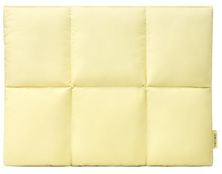 Comfyable Housse Ordinateur Portable 13-14 Pouces Compatible avec MacBook Air 13‘’ M5 2026 M4 M3 M2 M1 & MacBook Pro 14‘’ M5 Pro/Max, Fermeture Magnétique, Nylon, Jaune Beurre.