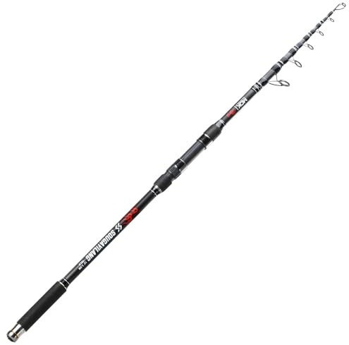 Sougayilang Canne à pêche télescopique pour pêche à la carpe - Portable - En fibre de carbone - Pour pêche à la carpe - 3,6 m/3,9 m/4,2 m-36