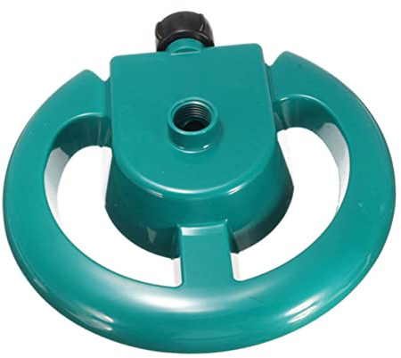 BESTonZON Arroseur Pulvérisateur Automatique Rotatif 360° pour Pelouse Et Jardin, Base Disque Connecteur Direct, Irrigation Et Multifonction pour Arrosage Extérieur