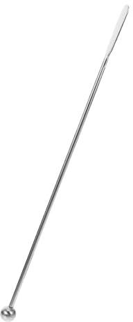 HOMSFOU Bastoncini per Mescolare in Acciaio Inox 304, Agitatore Multifunzione per Cocktail e Bevande, Bacchetta Lunga Riutilizzabile per caffè, tè e Bar, per Uso Quotidiano