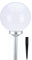 Bola de luz Solar LED - Bola de luz de 20 cm en Blanco cálido Ajustable en 2 Alturas - lámpara de jardín con luz Solar Bola Solar