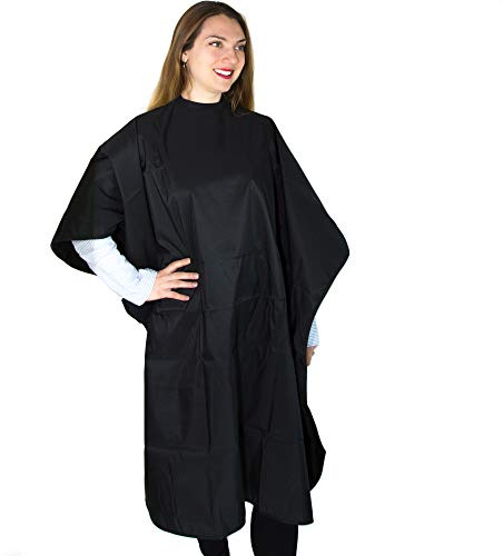 Hair Coloring Cape - Water-Resistant Salon Wear for Hair Dyeing, Cutting, and Styling - Lightweight, Durable Hairdresser for Adults - Professional Hairdressing Apparel for Salon or Home Use