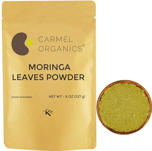 Moringa Leaves Powder (8 Ounce) | Non GMO | Super Food for Smoothies and Drinks | Natural | No Added Preservative or Additive | Moringa Oleifera Powder