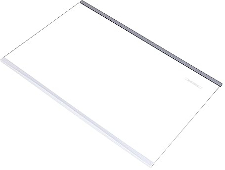 sparefixd Estante de cristal para frigorífico y congelador y borde blanco para HISENSE