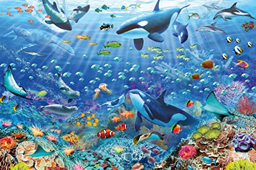 Ravensburger Puzzle 17444 Bunter Unterwasserspaß - 3000 Teile Puzzle für Erwachsene und Kinder ab 14 Jahren