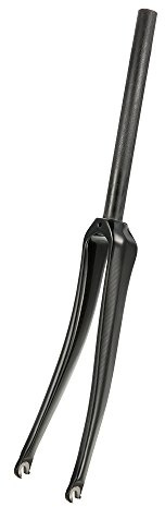 Fourche de vélo ultra résistante en fibre de carbone pour vélo de route 700 C Fourche de vélo à pignon fixe Fourche avant 28,6 mm