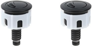 BBTISG 2 Piezas Botones de Doble Descarga para Inodoro, Conjunto de Botón de Cisterna de Inodoro de Doble Descarga para Cisterna para Tanque de Cisterna Botón de Descarga de Inodoro