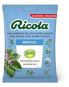 Ricola Caramelos S/A Mentol 70G 1U