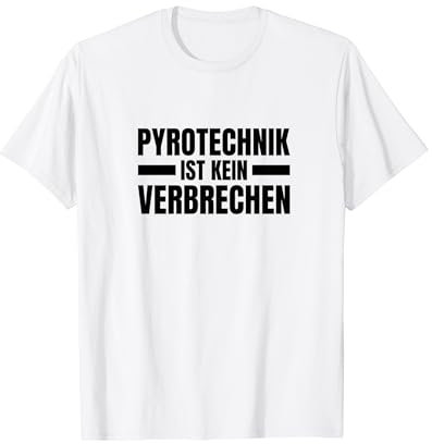 Pyrotechnik ist kein Verbrechen - Für Fußballfans T-Shirt