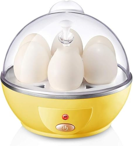 FHPEWXDG Apagado automático Máquina para Hacer 6 Huevos Hervidor de Agua Vaporera Escalfadora Multifuncional Mini Hervidor de Huevos eléctrico Hervidor de Agua al Vapor