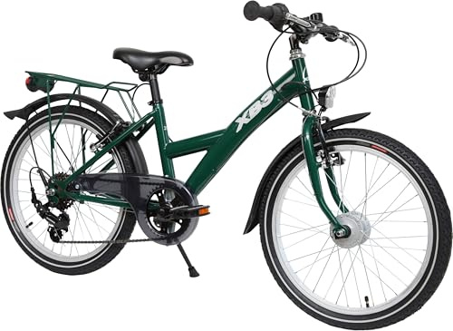 XB3 Kinderfahrrad 20 Zoll 6-Gang Nabendynamo StVZO Grün