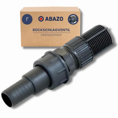 ABAZO - Pumpenanschlussstutzen an Gartenpumpe, Schlauchverbinder, Rückschlagventil für die Pumpe, Anschluss an einen Hydrophor, Satz Pumpenzubehör, RückschlAGventil 1