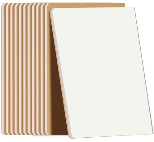 AOOSU Cuaderno, 12 PCS Cuadernos Kraft A5, Bloc de Notas de 34 Hojas en Blancas/68 Páginas, Libretas de Notas para para Estudio Oficina Agenda