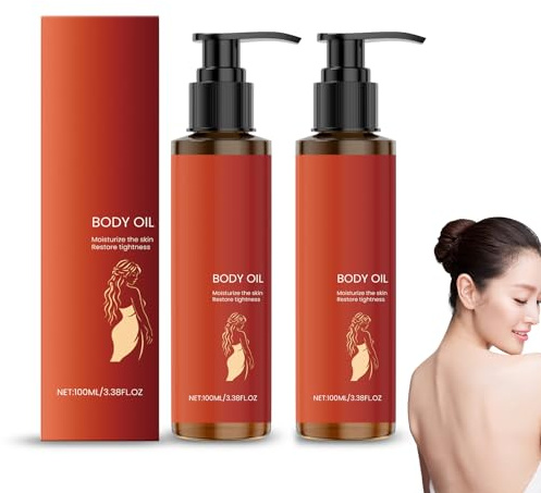 2PCS Olio Magico per il Corpo Rassodante – Olio Magico per il Corpo di Lusso per le Donne con Effetto Lifting, Idratante e Illuminante per una Pelle Chiara e Luminosa