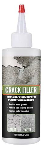 KOAHDE Riempitivo Per Crepe In Calcestruzzo,Di Sigillante Impermeabile,Sigillante per Calcestruzzo,150ML,1PC,Per Angoli, Tetti, Pavimenti E Davanzali