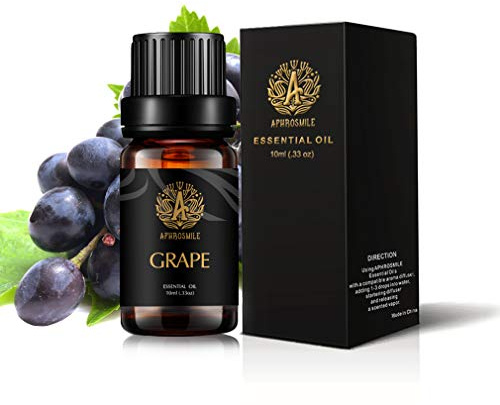 Aromaterapia uva Aceite Esencial para humidificador, 100% puro uva aceite perfumado para difusor, uva aceite Essential fragancia para hogar, 10ml aromaterapia uva aceite para hacer jabón