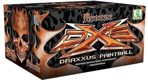 GI Sportz Bronze 68 Caliber 2000ct Paintballs - Orange Fill